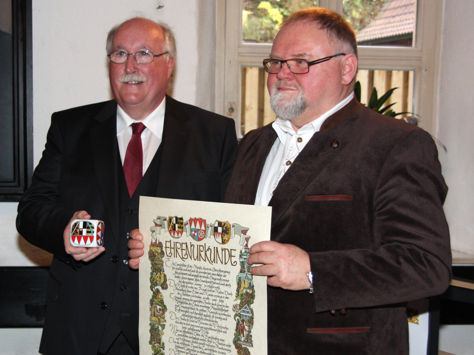 Verleihung des Frankenwürfels 2012 in Kulmbach