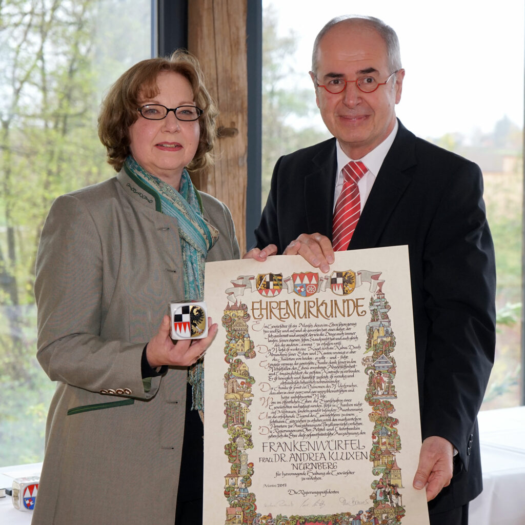 Dr. Andrea Kluxen, Nürnberg (Mfr), Dr. Thomas Bauer, Regierungspräsident von Mittelfranken
