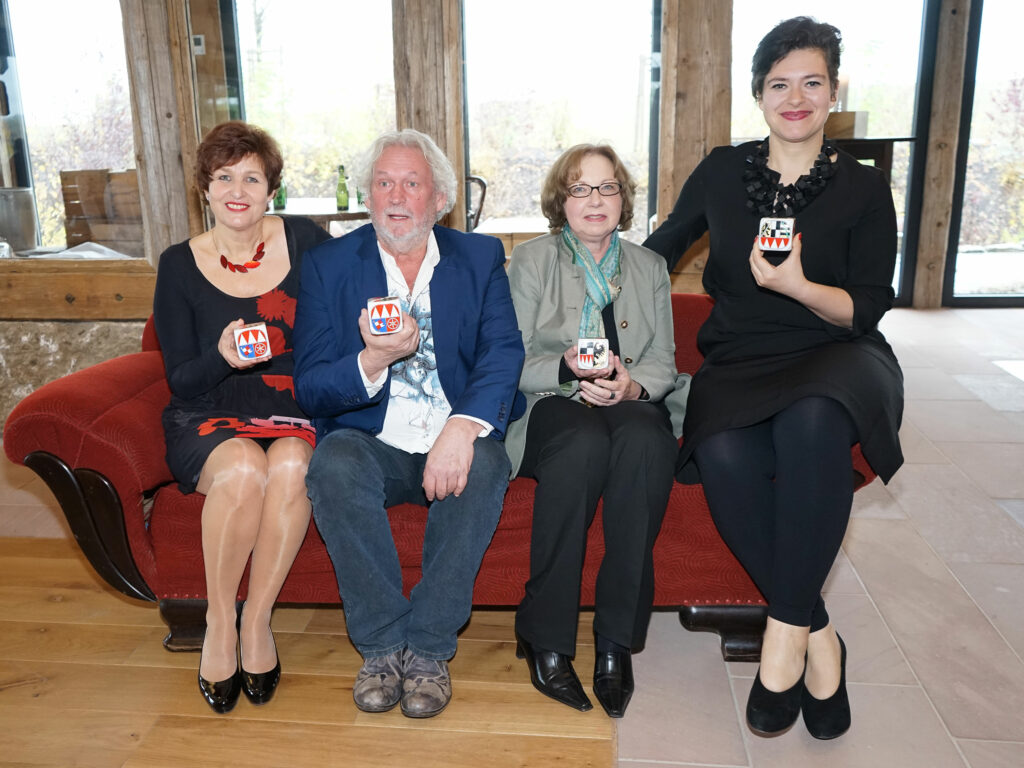 Preisträger 2017: Gerlinde Heßler und Werner Hofmann, Karlstadt, Dr. Andrea Kluxen, Nürnberg, Nora Gomringer, Bamberg